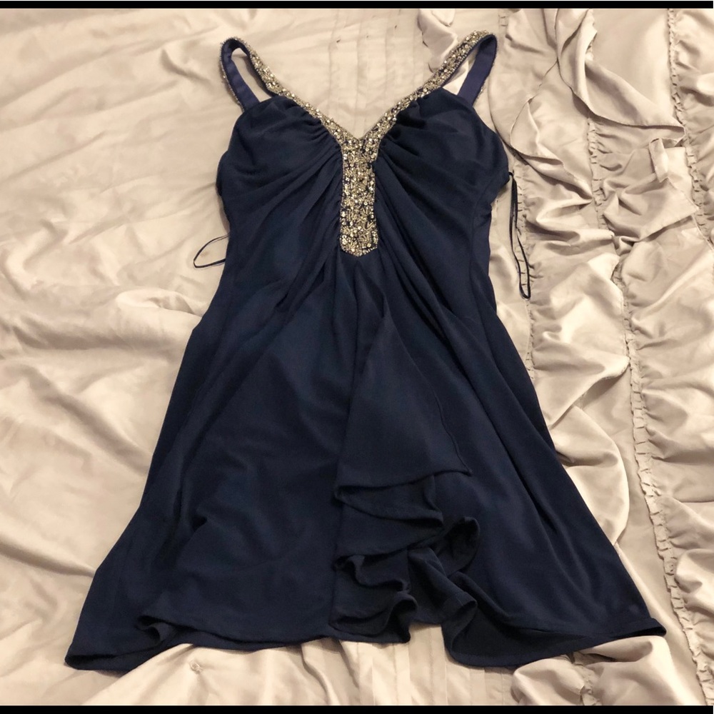 Navy blue dress